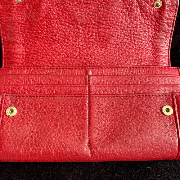 Red Miller Tory Burch Wallet - Picture 4 of 8